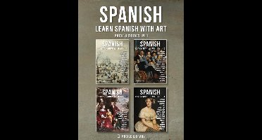 Learn Spanish with Art 5 - Pack 4 Books in 1 - Spanish - Learn Spanish with Art