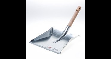 STOFBLIK STAAL 220mm m.HOUTEN STEEL