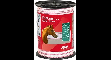AKO TopLine schriklint wit/pink 2cm-200m