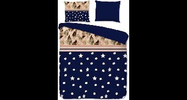 Pure Kiki - Dekbedovertrek - Eenpersoons - 140x200/220 cm + 1 kussensloop 60x70 cm - Multi kleur