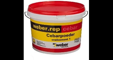 Cebar Poeder Snelcement Grijs Emmer 6Kg