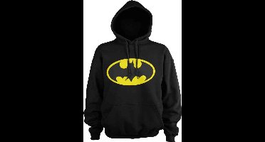 Batman Signal Logo Heren Trui met capuchon - zwart - L