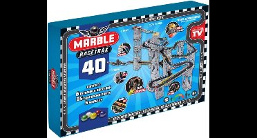 Marble Racetrax Circuit Set Knikkerbaan - Racebaan - 40 Sheets 6 Meter
