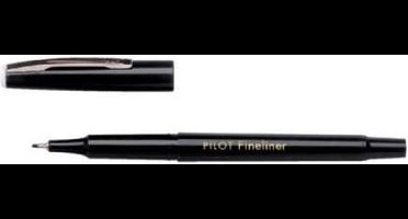 Pilot - Fineliner - 1.2mm - zwart - per 2 verpakt.