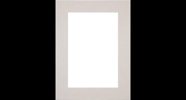 Passe-Partout Fotomaat 35x50 cm - Lijstmaat 45x60 cm - Grijs Graniet - Museumkarton - Fotolijst niet inbegrepen
