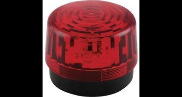 Velleman Rode led-knipperlicht, gebruik binnenshuis, 12 VDC, 15 witte leds, IP20, ABS/acryl