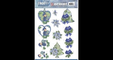 3D Uitdrukvel  - Jeanine's Art - Frosty Ornaments - Groene versiersels