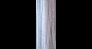 Chenille wit 6 milimeter x 30 centimeter 20st