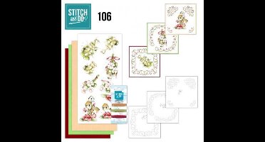 Stitch and Do 106 Pink Spring Flowers