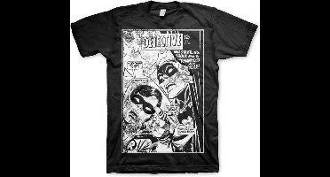 DC Comics Batman Heren Tshirt -2XL- Dynamic Duo Distressed Zwart
