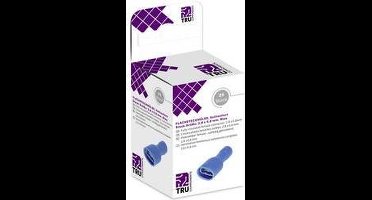 TRU COMPONENTS T1904C114 Assortiment hulzen voor platte stekkers Insteekbreedte: 2.80 mm Insteekdikte: 0.80 mm 180 ° Vo