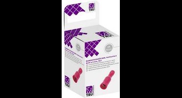TRU COMPONENTS T1904C048 Kabelschoen, female (rond) 0.50 mm² 1.50 mm² Volledig geïsoleerd Rood 25 stuk(s)