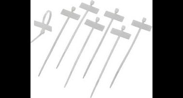 TRU COMPONENTS Kabelmarkering Markeringsvlak: 25 x 9 mm Natuur 100 stuk(s)