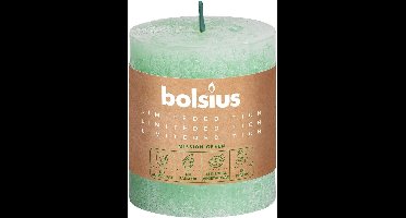 Bio Kaars - Bolsius Rustiek Stompkaars - Divine Earth Water - 80/68mm