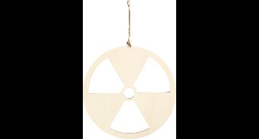 Schild, Geen kernenergie, afm 21,3 cm, dikte 0,9 cm, 1 stuk