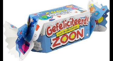 Kado/Snoepverpakking Nieuw - Gefeliciteerd zoon