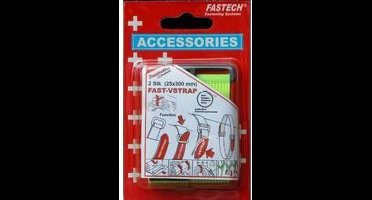FASTECH® 688-777 Klittenband Met riem Haak- en lusdeel (l x b) 300 mm x 25 mm Geel 2 stuk(s)