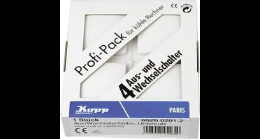 Kopp 652602012 Wisselschakelaar Inzetstuk Paris Wit 1 stuk(s)