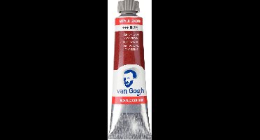 Van Gogh Acrylverf Rood - Acrylpaint - 339 Engelsrood - Acrylic Verf Paint - Acrylaatverf - Rode Hobbyverf - Watergedragen Verf - Sneldrogende Pigmentrijke Verf - 40ml
