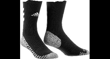 adidas - Alphaskin Traxion Crew Light Cushion Sock - Primegreen adidas - 49 - 51 - Zwart