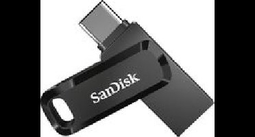 SanDisk Ultra Dual Drive Go 64 GB - USB-stick smartphone/tablet Zwart 64 GB USB 3.2 Gen 1 (USB 3.0), USB-C