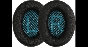 kwmobile 2x oorkussens voor koptelefoon - geschikt voor Bose Soundlink Around-Ear Wireless II - Earpads van schapenleer - In zwart