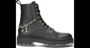 Develab 41444 Veterboots - Laarzen Met Veters - Meisjes - Zwart - Maat 34