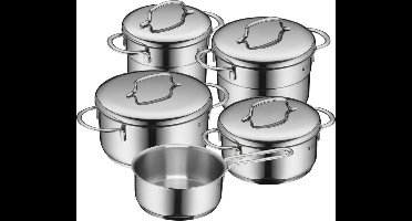 WMF Mini - Pannenset - 5-delig - Geschikt voor Inductie - Compact - RVS