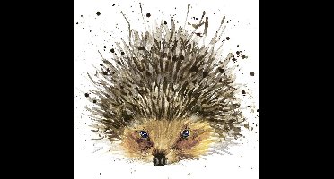 1 Pakje papieren lunch servetten - Cute Hedgehog - 33x33 cm - 20 servetten - Papieren servetten - Diner tafeldecoratie versieringen - Egel