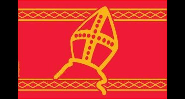 Vlaggenclub Sinterklaasvlag - Grote vlag voor Sinterklaasjournaal - 150x225cm