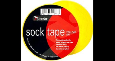 Precision Sokkentape 33 M X 19 Mm Pvc Geel 10 Stuks