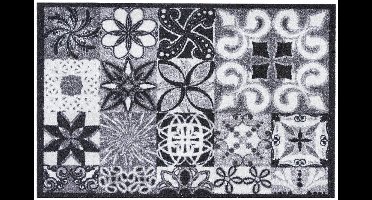 MD Entree - Deurmat - Schoonloopmat - Impression Portugese Tiles - 40 x 60 cm