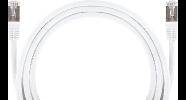 Q-Link FTP kabel - CAT6 - 2RJ45 - KPN - 1.5 m - wit