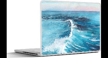 Laptop sticker - 13.3 inch - Golf - Zee - Waterverf - 31x22,5cm - Laptopstickers - Laptop skin - Cover
