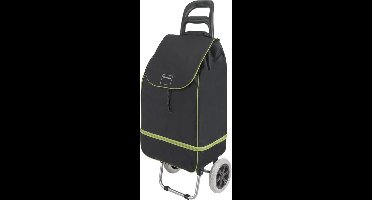 Metaltex Lily Shopper Trolley 45-53L - Zwart/Oranje, Zwart/Groen, Zwart/Paars - Diverse Uitvoeringen - 2 Jaar Garantie