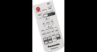 Afstandsbediening geschikt voor de PANASONIC PT-LW336 beamer, vervangt N2QAYA000216