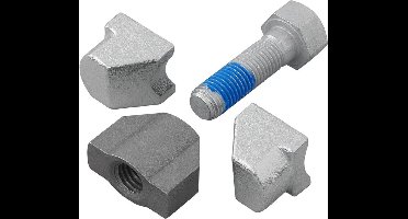 ProPlus Nastelset remschoenen - 250 x 40 mm - metaal - geschikt voor trommelrem