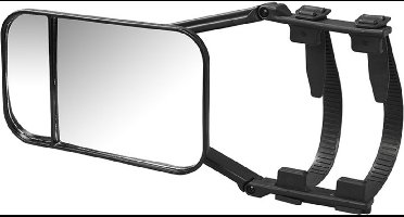 ProPlus Universele caravanspiegel - verstelbare banden - dodehoekspiegel - zwart