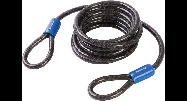 Silverline Sterke stalen beveiligingskabel - 2,5 meter - Ø 8 mm - PVC coating - Weerbestendig