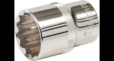 Silverline Metrische zeskantdop - 1/2 - 21 mm