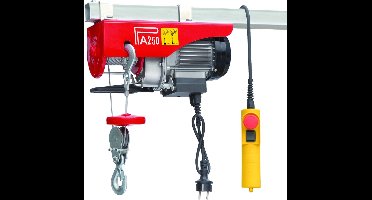 Topgear Elektrische Takel Lier 250 kilo - 12Mtr Kabel