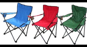 Benson camping stoelen - vouwstoel met leuning - kampeer - max. 110 kg