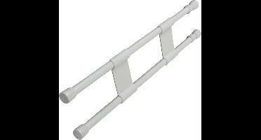 ProPlus Uitschuifbare vastzetstang - dubbel - 41-71 cm - wit