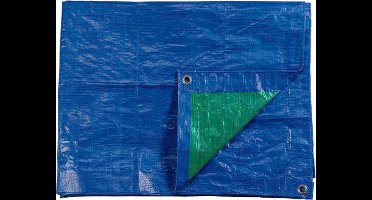 EDM Blauw/Groen - Metalen ogen - 90 g/m2 - 6 x 10 m