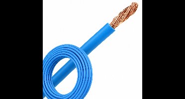 Montagedraad VDS 1.5mm² (H07V-K) 70° blauw - per rol 100 meter (29131)