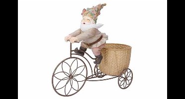 Kabouter Bicycle Planter Basket Multi-kl Eur 37,7x17,6xh35,9cm Andere Resin
