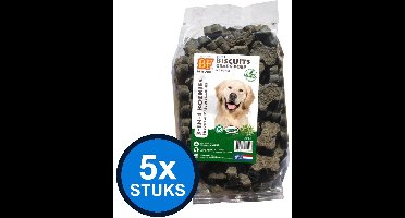 5x Biofood - 3in1 koekjes kruiden 500gr - Hondenvoer Snacks - 500 g