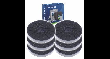 6x Koolstoffilter voor Zanussi EFF54 / MCFE42 / 9029793776