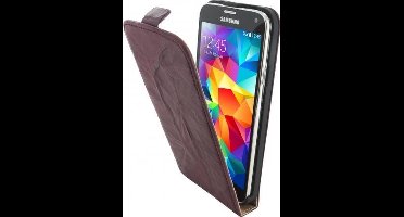 Mobiparts Vintage Flip Case Samsung Galaxy S5 Rubin