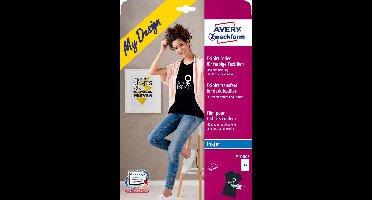 Avery-Zweckform My Design T-Shirt MD1003 Inkjet-textielfolie DIN A4 Voor gekleurd textiel, Geoptimaliseerd voor inkjet